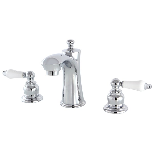 8" Widespread Bathroom Faucet, Chrome